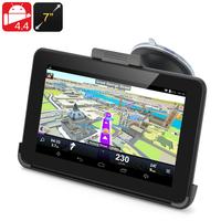 7 Inch Android 4.4 GPS Navigation - 800x480 Touchscreen, FM Transmit, 32GB Micro SD Card Support