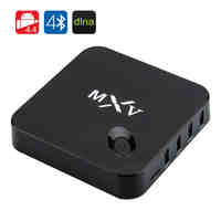 Quad Core Android 4.4 TV Box - Amlogic S805 CPU, 4 x USB, Micracast, DLNA, XBMC, Bluetooth 4.0