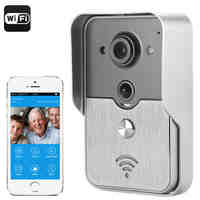 Video Door Intercom System - 1/4 Inch COMS Sensor, iOS + Android Support, Night Vision, POE, PIR Motion Detection