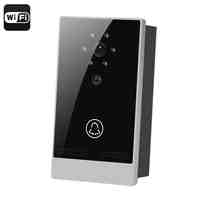 Wi-Fi Video Door Intercom - 1/4 Inch CMOS, PIR Motion Detection, Night Vision, Android + iOS App