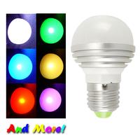 LED Color Changing Light Bulb with Remote Controller