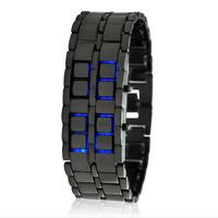 Japanese Style Inspired Blue LED Watch 'Ice Samurai'