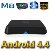 M8 Amlogic S802 Quad Core Bluetooth Android 4.4 2.0GHz Nand Flash TV Box Support 4K x 2K