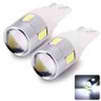 2pcs T10 6 SMD 5630 LED Car Bulbs