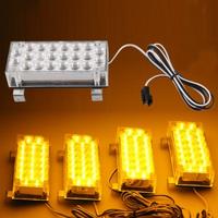 88 LED yellow Strobe Emergency Flashing Warning Light for Car