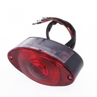 Motorcycle Bike LED Tail Rear Running Light Red Black Casing