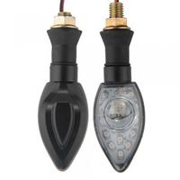 2x Universal Motorcycle Yellow LED Turn Signal Indicator Light Bulb