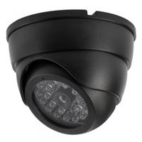 LED Flashing Dome Security Camera Surveillance Waterproof Black