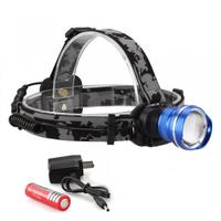 Headlight Headlamp CREE XML-T6 LED 1600 Lumen Waterproof Zoom