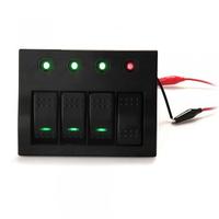 Waterproof Boat Rocker Switch Panel LED Indicator Circuit Breaker