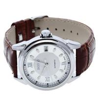 Men Automatic Mechanical Wrist Watch Leather Band