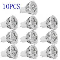 10 X High Quality LED Lights GU10 5.5W 330LM 3000K Warm White Light LED Spot Bulb (85-265V)