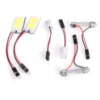 T10/31-42mm 2W 26*16MM Rectangle LED COB 160LM 6000-6500K White LED Home Car Reading/Signal/Dome Lights (DC12V 2PCS)