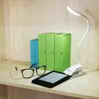 LED Light Adjustable Desk Table Reading Clip Lamp Touch Sensor