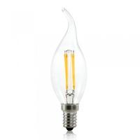 BRELONG E14 4W 4 LED 350LM 3000-3500K Warm White Light LED Candle Bulb Filament Lights (AC220V)