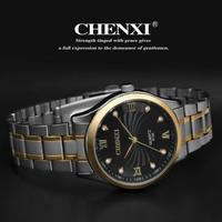 Gentle Men's Stainless Steel Quartz Analog Wrist Watch