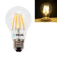 BRELONG E27 8W 8 LED 720LM 6000-6500K/3000-3500K White/Warm White Light Ball Bulbs LED Filament Light With IC (85-265V)