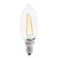 BRELONG E14 2W 2 LED 360LM 6000-6500K/3000-3500K White/Warm White Light LED Filament Candle Bulb Light (AC220V)