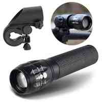 Q5 CREE LED 450LM flashlight + mounting bracket