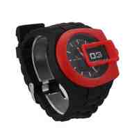 Unisex Hot Silicone Quartz Sports Style Watch Men Women Jelly Wrist Watch Red