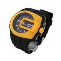 Unisex Hot Silicone Quartz Sports Style Watch Men Women Jelly Wrist Watch Yellow