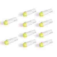 CARCHET 10PCS T5 1 COB LED Car Light Bulb