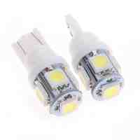 Atshark 2* LED 5 SMD 168 194 2825 Super White Bulbs For License Plate Lights LED signal light