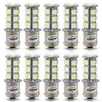 Atshark 10x Ba15s 1156 1141 Car LED Bulb 18 LED 5050SMD DC 12V  White