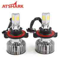 Atshark 80W 7200LM H13 LED Headlight Kit COB LED - Replaces Halogen & HID-2 Pack