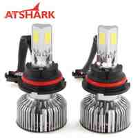 Atshark 80W 7200LM 9004 LED Headlight Kit COB LED -Replaces Halogen & HID-2 Pack