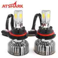 Atshark 80W 7200LM 9007 LED Headlight Kit COB LED -Replaces Halogen & HID-2 Pack