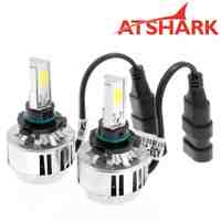 Atshark 72W 6400LM 9005 LED Headlight Kit COB LED -Replaces Halogen & HID-2 Pack