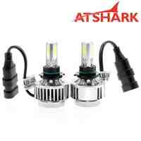 Atshark 72W 6400LM 9006 LED Headlight Kit COB LED -Replaces Halogen & HID-2 Pack