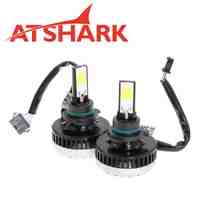 Atshark 64W 5600LM 9006 LED Headlight Kit COB LED -Replaces Halogen & HID-2 Pack