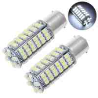 Atshark 2x Ba15s 1156 1141 High Power Car LED Bulb 102 LED 3528 SMD DC 12V