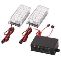 Set Car 22 LED Strobe Emergency Light 3 Flashing Modes