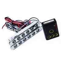 Car Auto Flashed 6 LED LED Daytime Running Light DRL Headlamp 2 Pcs