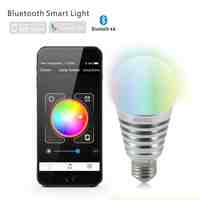 MEMTEQ Bluetooth Smart LED Bulb - Smartphone Controlled Dimmable Multicolor