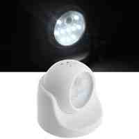 White 10 LED Security Light Bulb Lamp with Motion Sensor