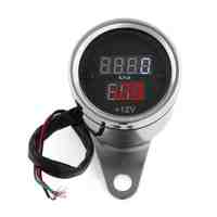 Motorcycle LED Tachometer & Odometer Speedometer Gauge