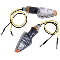 2 Motorcycle Amber LED Turn Signal Light Bulb Indicator