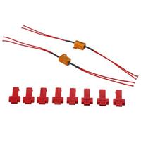 2 Motorcycle LED Turn Signal Resistors Flash Controller