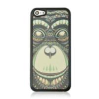 Smiling Gorilla Pattern Hard Skin Back Cover Case for iPhone 5C