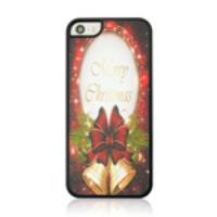 Christmas Bells Pattern Back Cover Case for iPhone 5/5S