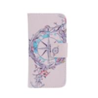 Compass Pattern PU Leather Protective Cover Case for  iPhone 5/5s