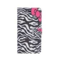 5.5inch Zebra Pattern PU Leather Case for iPhone 6 Plus