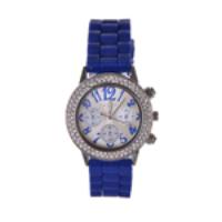 Genius First ZH3104 Quartz Watch Wrist Watch Timepiece with Rhinestone Round Case for Lady