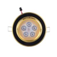 WBR-0001-2 5W 220V 480-550LM LED Ceiling Light Rotatable Down Light Black Ring 5-LED