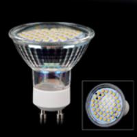 SMD 3528 44-LED GU10 7W 700LM LED Light Bulb Spotlight with Lamp Shade