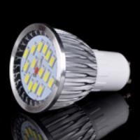 GU10 7W 5630 15-LED Mini LED Light Bulb Spotlight Power Saving with Translucent Shade